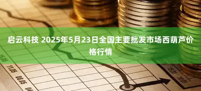 启云科技 2025年5月23日全国主要批发市场西葫芦价格行情