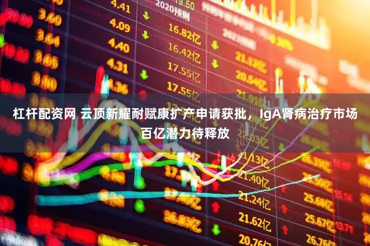 杠杆配资网 云顶新耀耐赋康扩产申请获批，IgA肾病治疗市场百亿潜力待释放